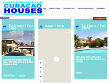 Tablet Screenshot of curacaohouses.com
